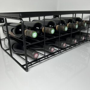 B6-2P | Modèle pour bouteilles à 2 niveaux (pour mur avec plinthe)